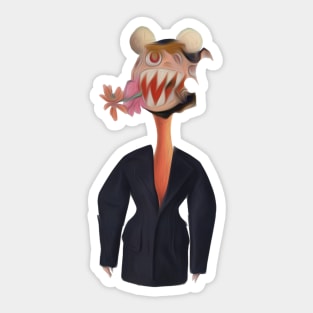 Fashion is a Beast Sticker